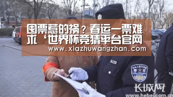 囤票惹的祸?春运一票难求‘世界杯竞猜平台官网’(图4) 世界杯下注入口